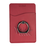 Leeman Tuscany™ Card Holder With Metal Ring Phone Stand