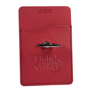 Leeman Tuscany™ Card Holder With Metal Ring Phone Stand