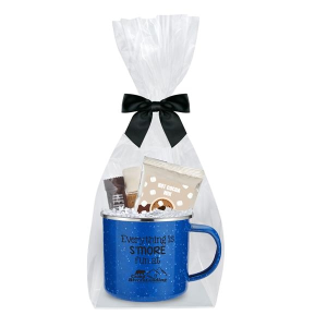 16 oz. Speckled Camping Mug Deluxe Cocoa & S'mores Gift Set