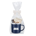 16 oz. Speckled Camping Mug Deluxe Cocoa & S'mores Gift Set