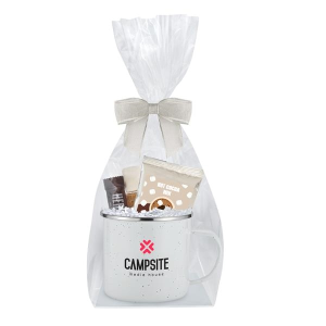 16 oz. Speckled Camping Mug Deluxe Cocoa & S'mores Gift Set