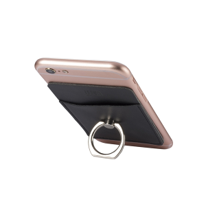 Leeman Tuscany™ Card Holder With Metal Ring Phone Stand