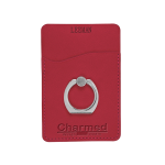 Leeman Tuscany™ Card Holder With Metal Ring Phone Stand