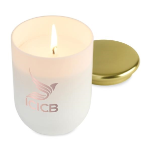 Be Home® Cora Blown Glass Candle