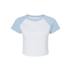 Bella + Canvas Ladies' Micro Ribbed Raglan Baby T-Shirt